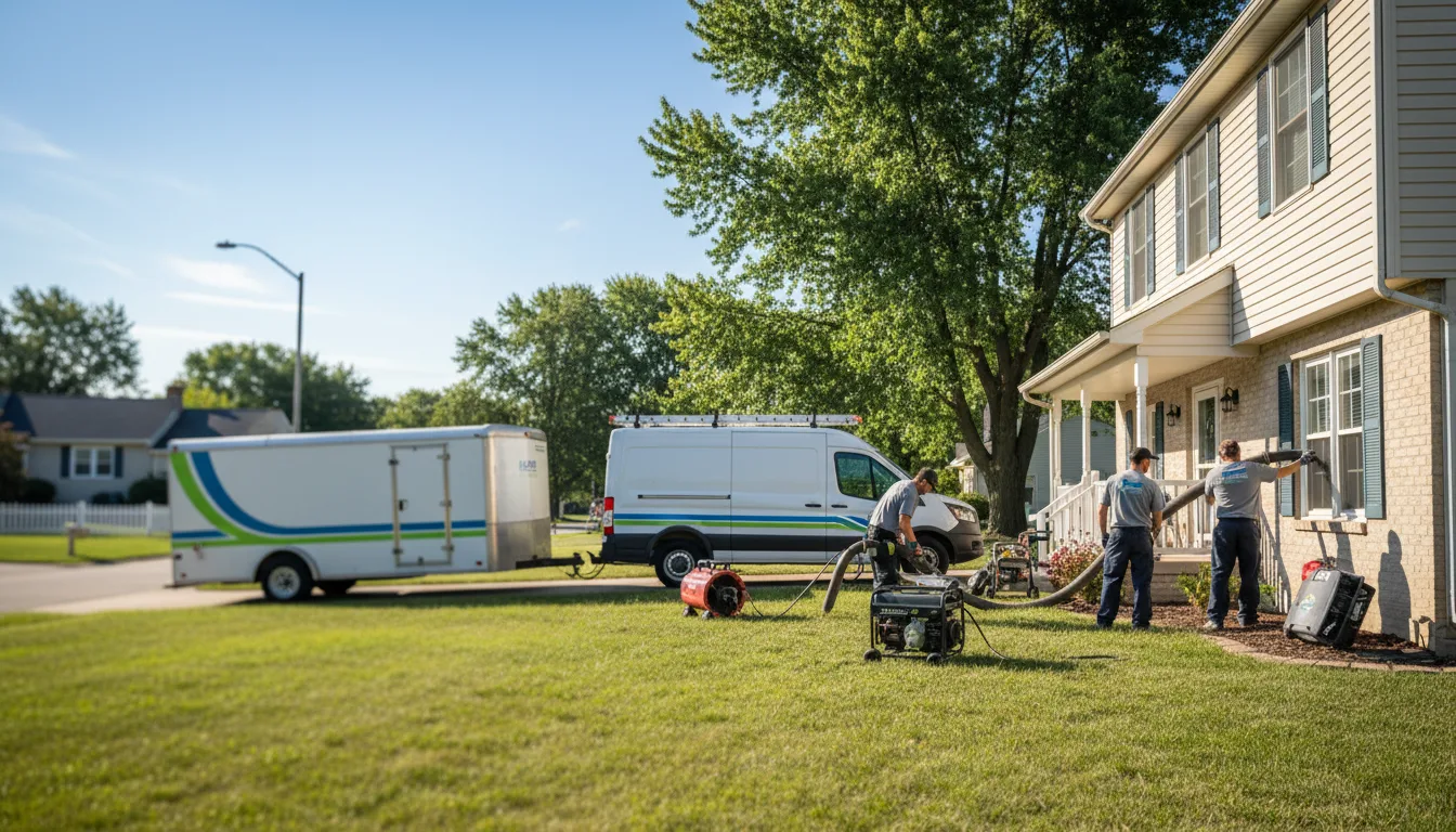 Flooded Basement Restoration And Cleanup With Repair in Freetown, IN near me